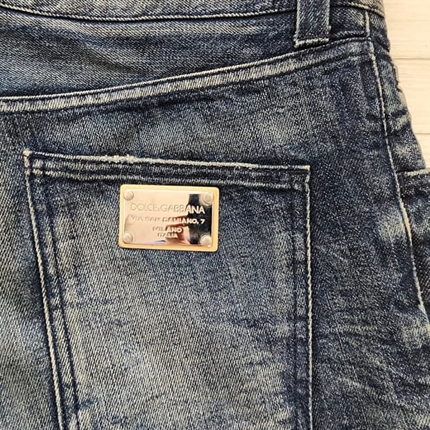 돌체앤가바나 워싱 데님 팬츠 34사이즈