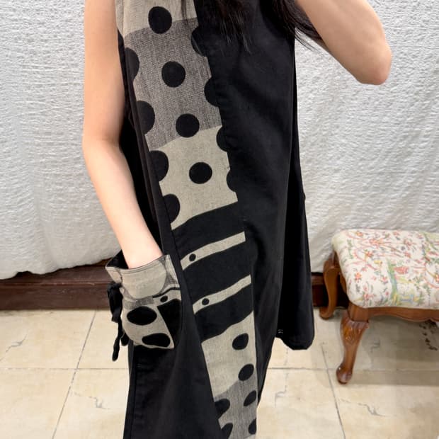 Polka detail black ops