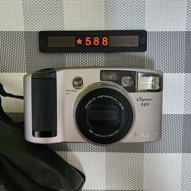 미놀타 카피오스 140 필름카메라 파우치포함