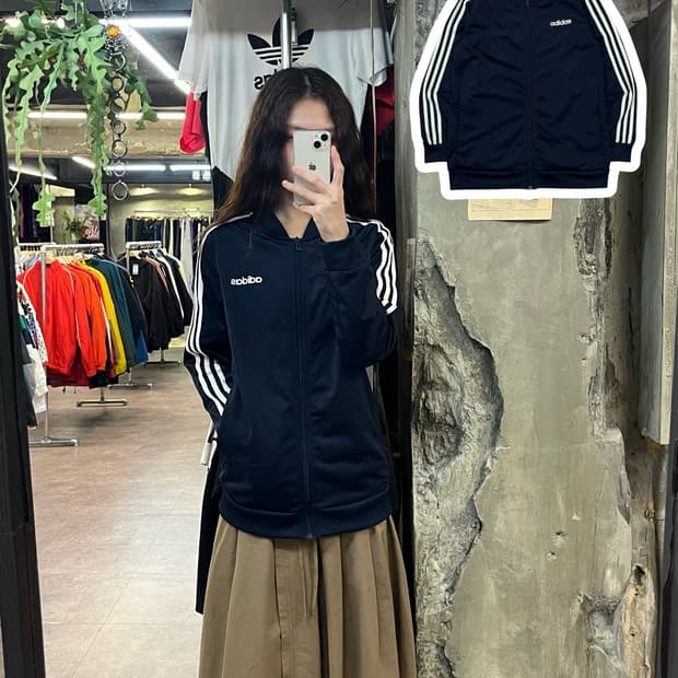 아디다스 져지 네이비 L #csz1954