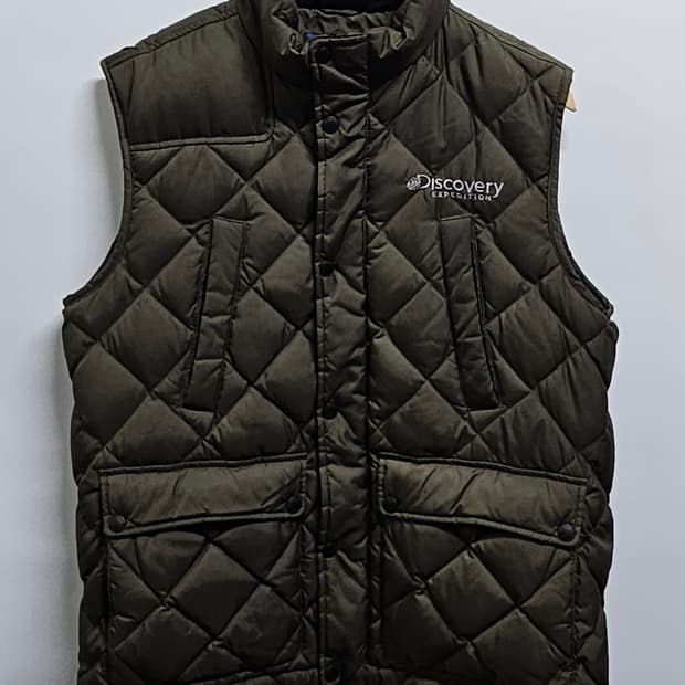 디스커버리 덕다운 퀼팅 패딩조끼 105