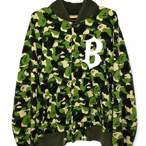 BAPE 00s 아카이브 녹계 OG 카모플라쥬 자켓 M