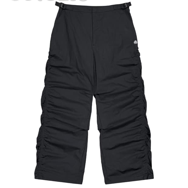 코이세이오 PUCKERING PANTS BLACK