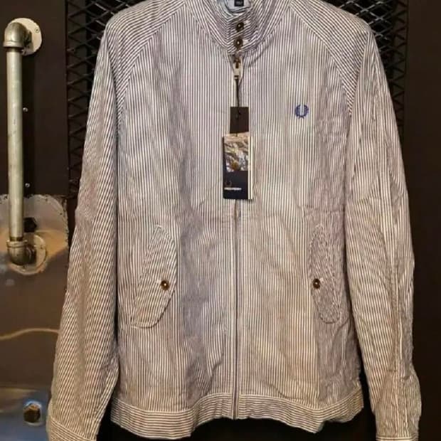 Fred Perry스트라이프 코튼자켓 M