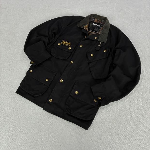 바버 인터내셔널 블랙자켓 