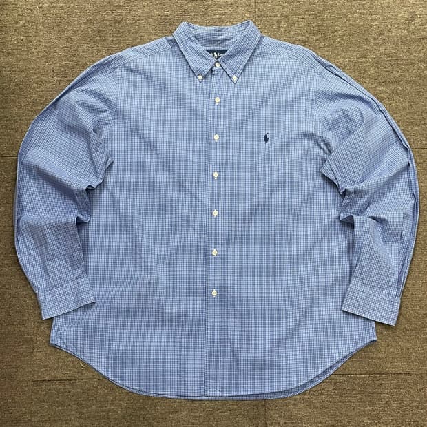 (2XL) POLO 폴로 랄프로렌 체크 셔츠 클래식핏