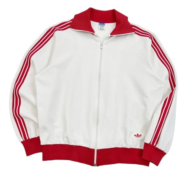 아디다스 70-80‘s 서독제 져지 화이트 레드