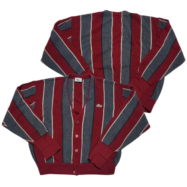 90s 서광 라코스테 가디건 lacoste 라코스테 니트가디건