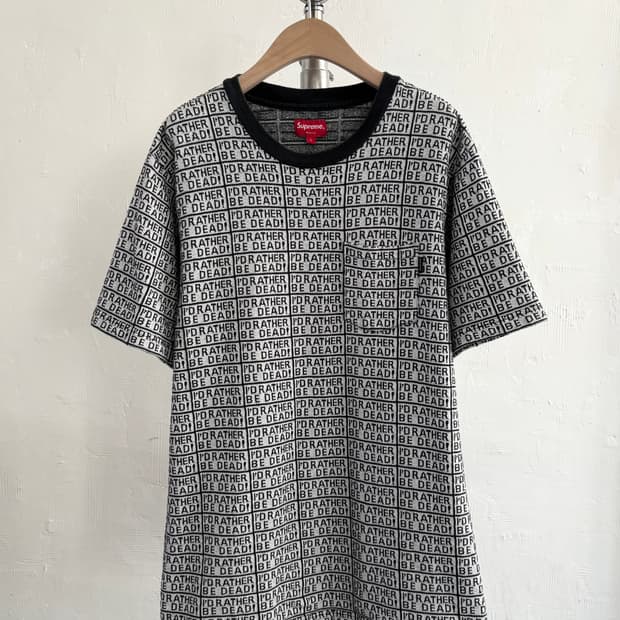 Supreme 슈프림 자카드 포켓 반팔 티셔츠