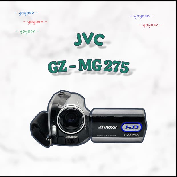 JVC GZ-MG275 블랙 빈티지캠코더