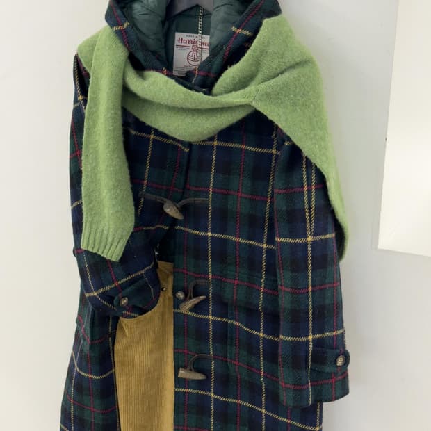 해리스트위드 더플 코트