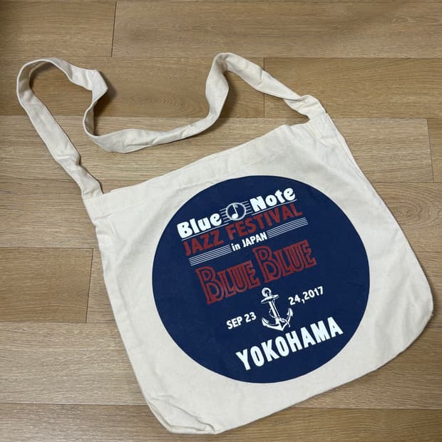 블루블루재팬 요코하마 재즈 페스티벌 한정 에코백 캐피탈 비즈빔