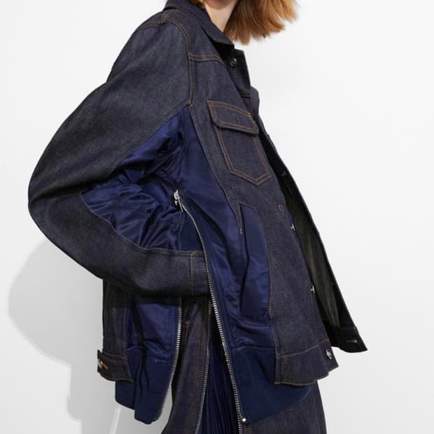 사카이 아페쎄 데님 자켓 네이비 XS(100정도)