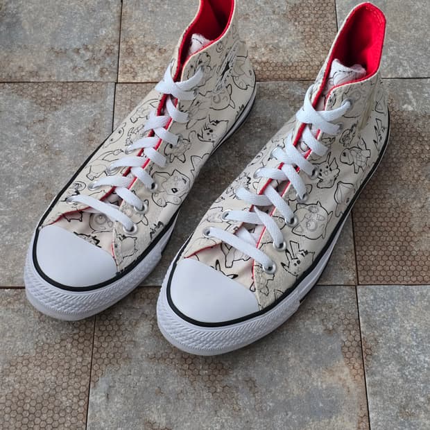 (255)컨버스 포켓몬 몬스터볼 척테일러 올스타 하이