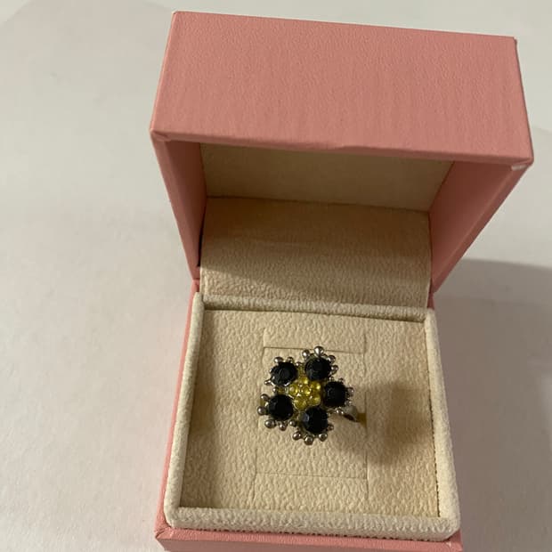 빈티지 플라워 반지