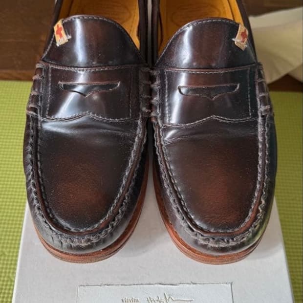 (us8.5) 비즈빔 visvim 가죽 로퍼