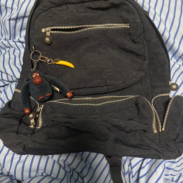 키플링 네이비백팩 + 키링 포함