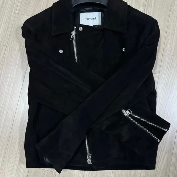 토니웩 스웨이드 바이커 자켓 L