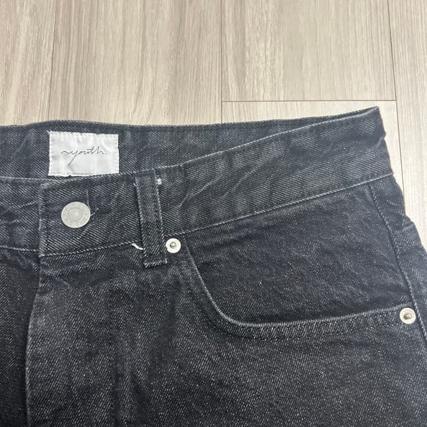 유스 스트레이트 데님 팬츠