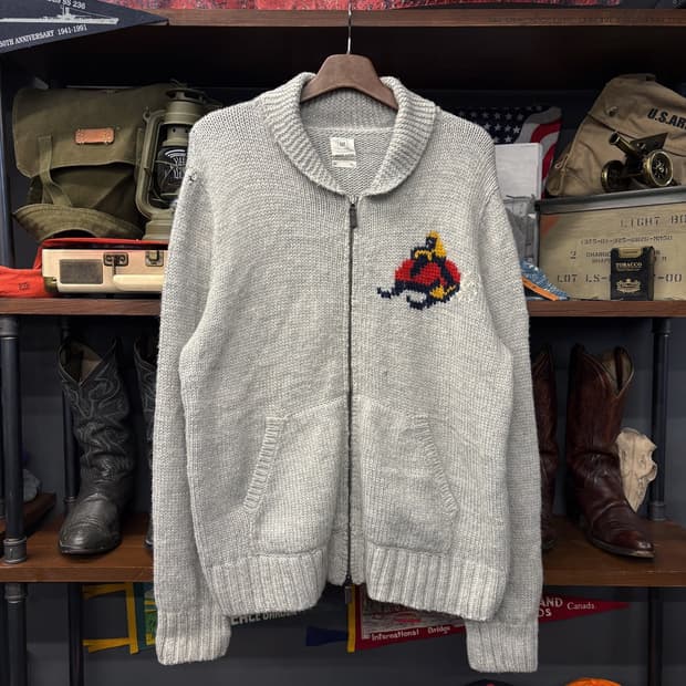 GAP X 마이클 바스티안 청키 알파카울 니트가디건 스노우모빌 N521