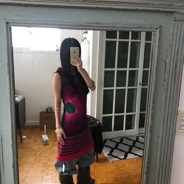 vintage pattern one-piece
