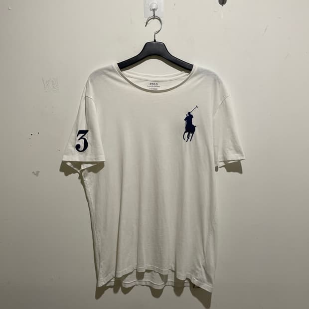 폴로 랄프로렌 빅포니 반팔 티셔츠 화이트