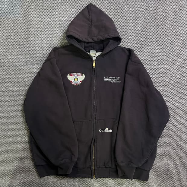 [희귀/워크웨어]칼하트(Carhartt) Netjets 후드집업