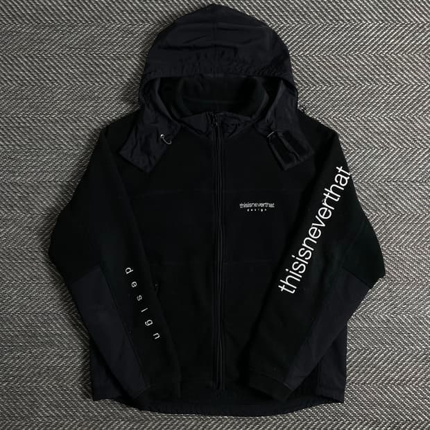 디스이즈네버댓 스펠로고 빅로고 테크 플리스 자켓o 2992