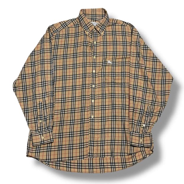 90's Burberrys London 빈티지 노바체크 셔츠