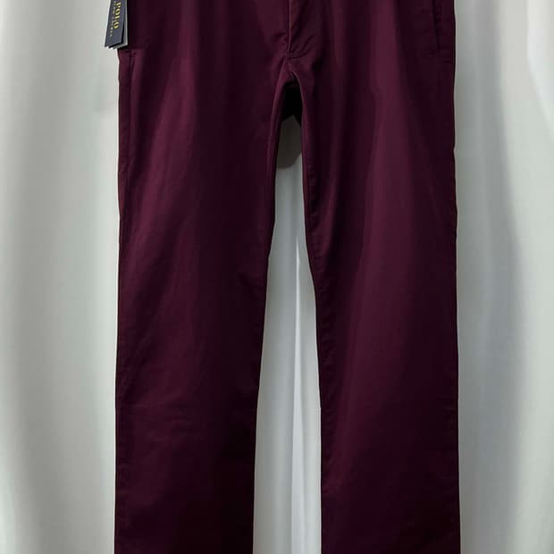 폴로 랄프로렌 버건디 트라우저 치노 팬츠