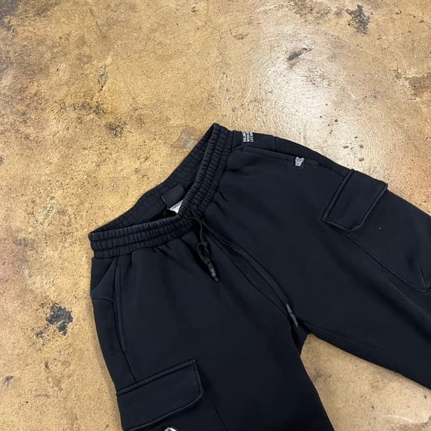 [정품] 라이프워크 블랙 카고 조거 트레이닝 바지 b8