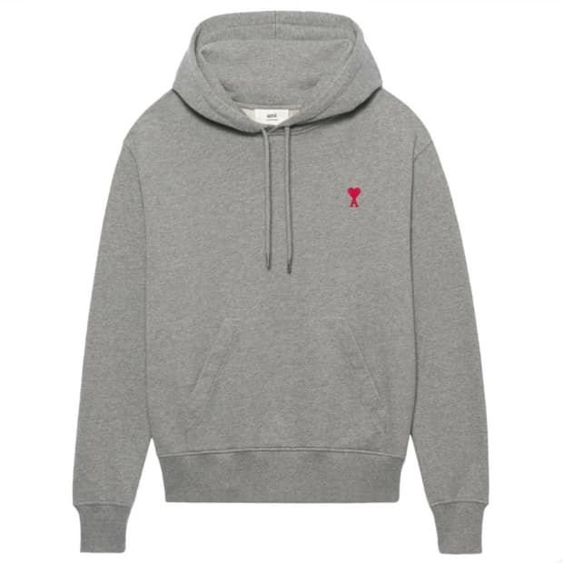 아미 스몰 하트 로고 후드티 L  새상품
