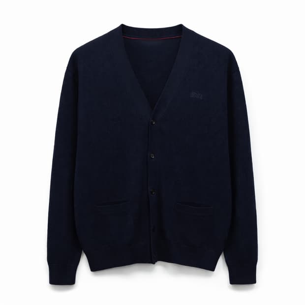 95)DAKS 닥스 가디건 네이비 울100%