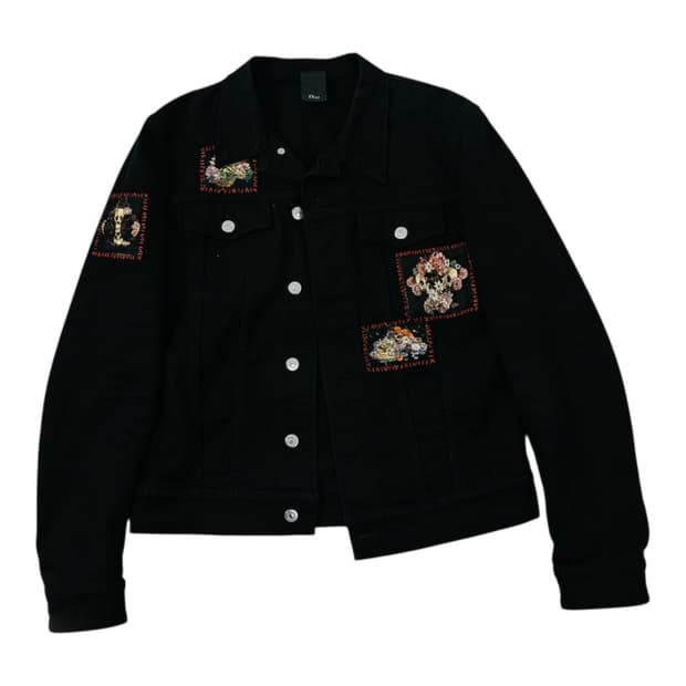 디올 x 토루 카메이 데님자켓 