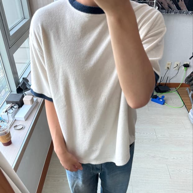 암피스트 테리 링거 반팔 티셔츠