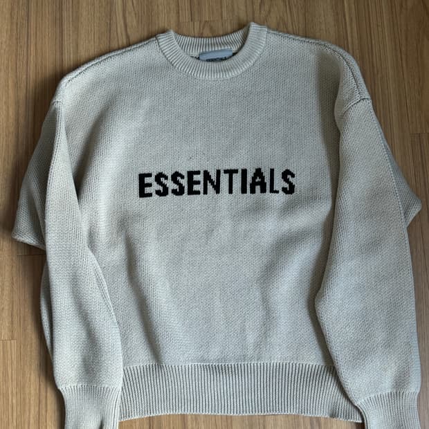 피어오브갓 에센셜 니트 S사이즈