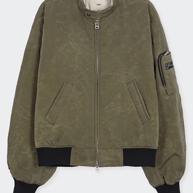 MMIC 스톤왁스 봄버자켓 카키 L