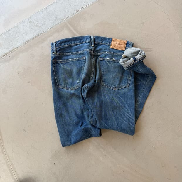 폴로 랄프로렌 셀비지 데님 팬츠