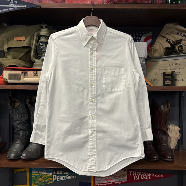 80s 브룩스브라더스 수피마 코튼 오리지널 옥스포드 셔츠 N441