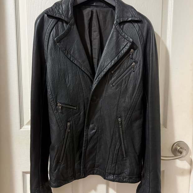 julius 율리우스 양가죽 레더 자켓