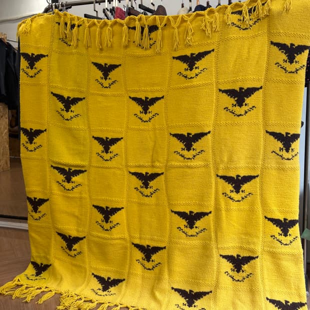 Vintage 이글 니트 블랭킷