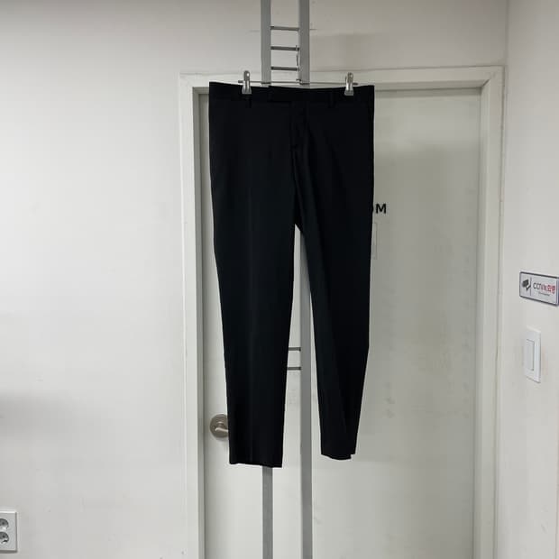 크리스반아쉐 블랙 슬랙스 48