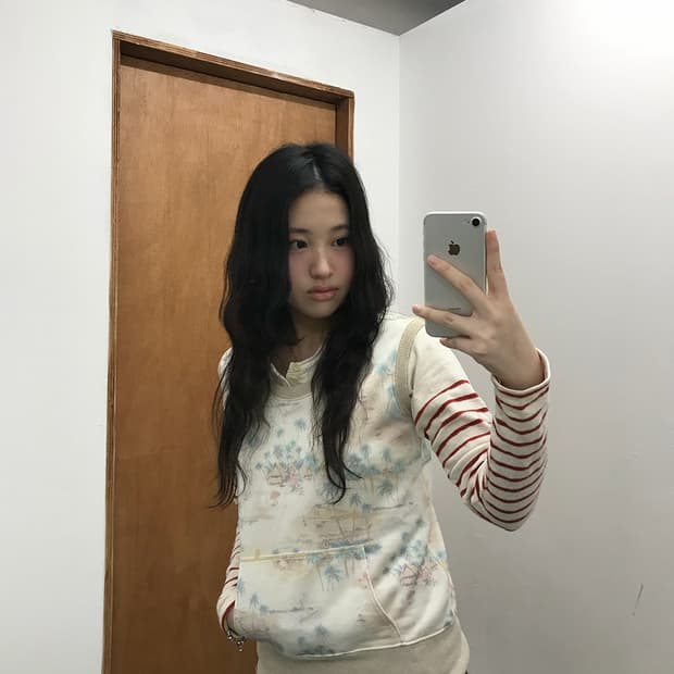 캐피탈 KAPITAL Sweat Vest