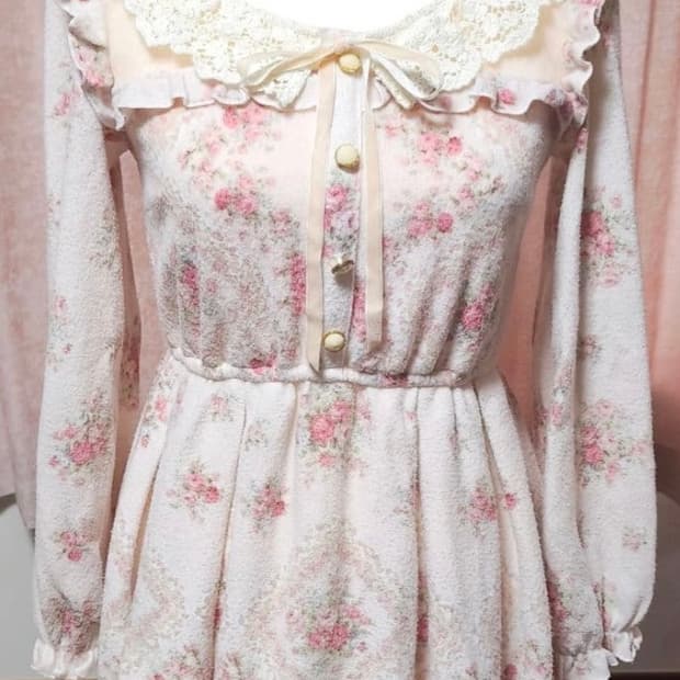 리즈리사 플라워 레이스 원피스 드레스 히메갸루 라떼갸루 러블리