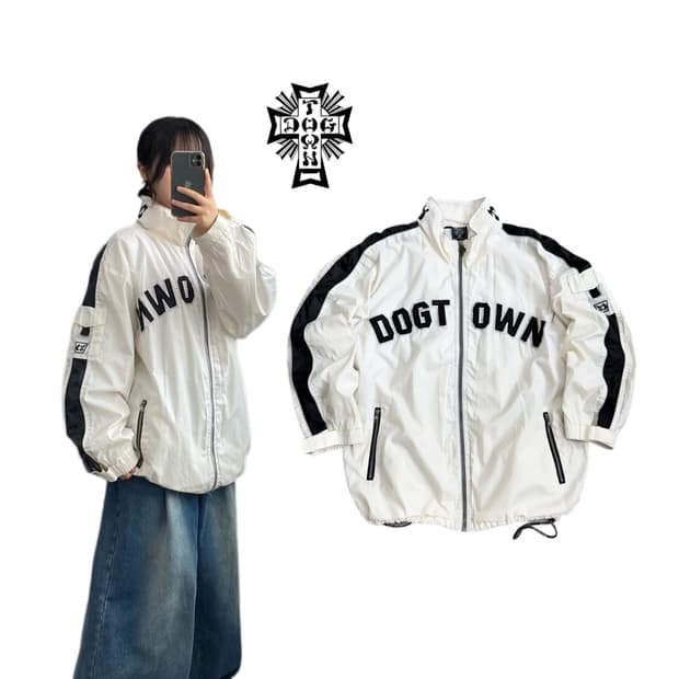 Dogtown 독타운 도그타운 크로스 십자가 빅로고 바람막이