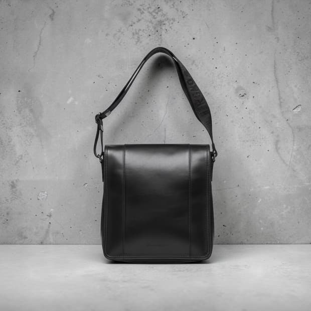 페라가모 레더 로고 크로스백