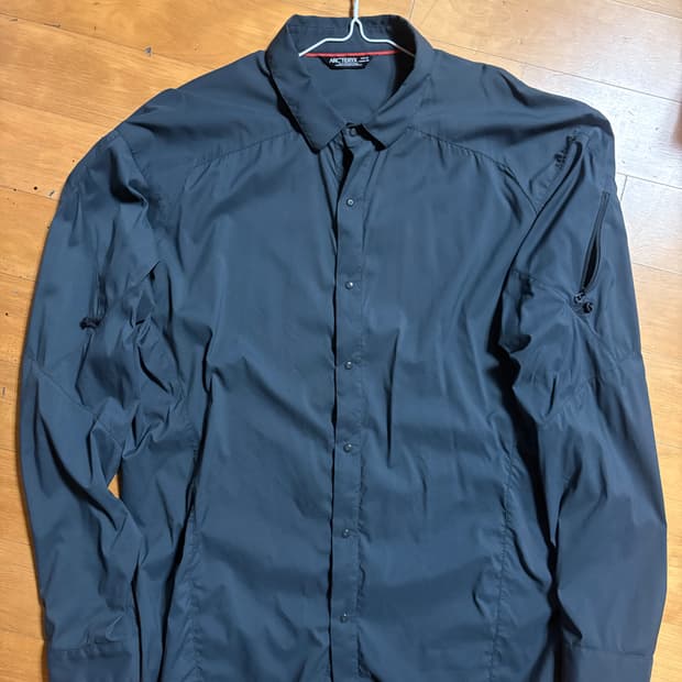 아크테릭스 셔츠 xl 블랙