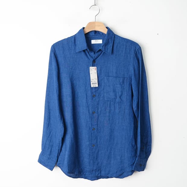 95/새상품 유니클로 린넨 셔츠