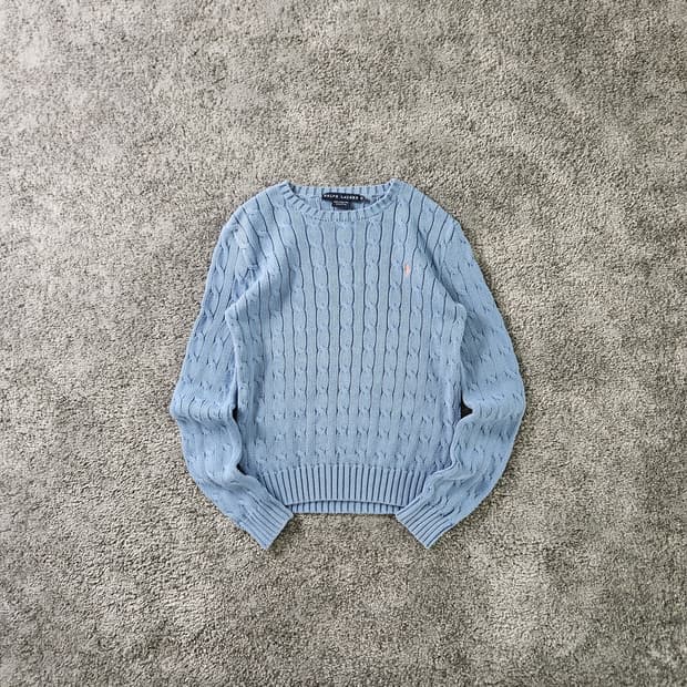 [무료배송] RALPH LAUREN 케이블 니트 스웨터