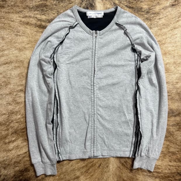 꼼데가르송 셔츠 디컨스트 집업